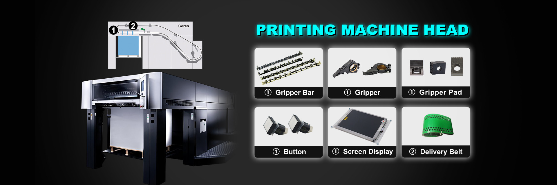 quality Printing Machine Spare Parts factory