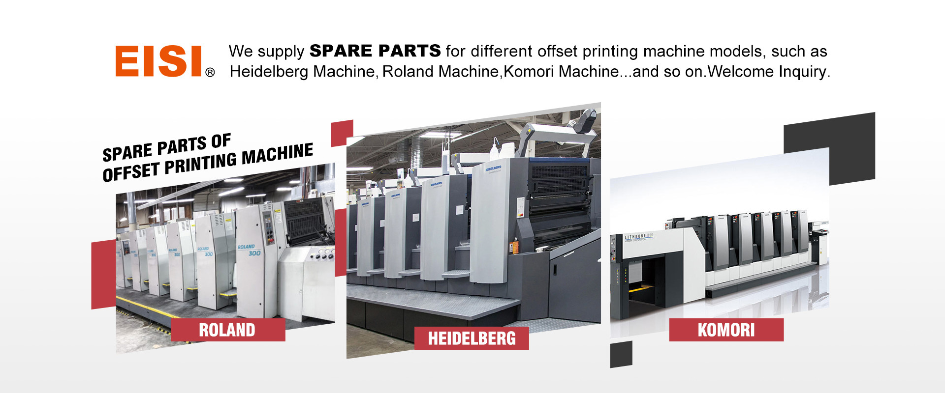 quality Printing Machine Spare Parts factory