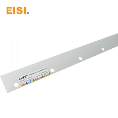 Komori L28 Wash Up Blade 822X35X1.0mm 11 Holes Paper Carton
