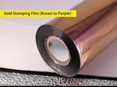 gold stamping film (brown to purple)