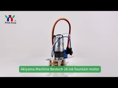Akiyama Machine Bestech 28 ink fountain motor